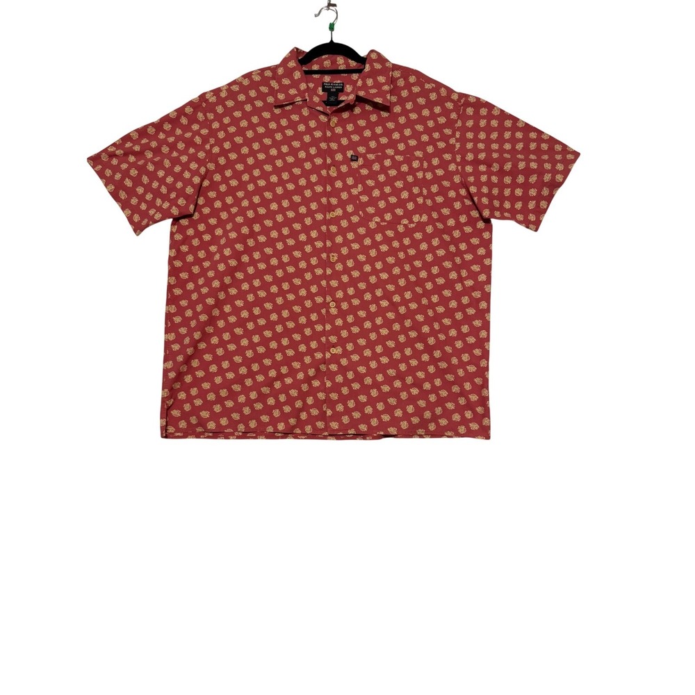 Vintage Polo Jeans Co Ralph Lauren Mens 1XT Coral Cotton Button Down Shirt - Picture 4 of 7
